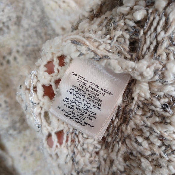 NWT- Anthropologie Knitted & Knotted Wool Blend Knit Long Cardigan Sz L - Picture 10 of 14